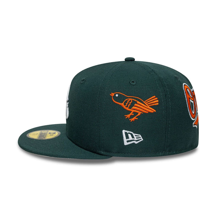 New Era MLB 59Fifty B Orioles dark green - Shop-Tetuan