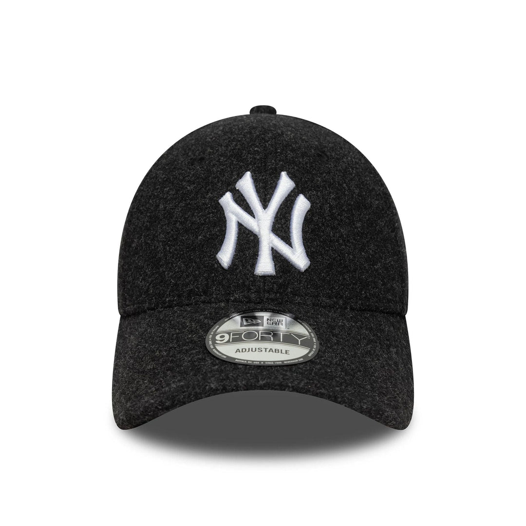 New Era Melton Wool 9Forty NY Yankees black - Shop-Tetuan