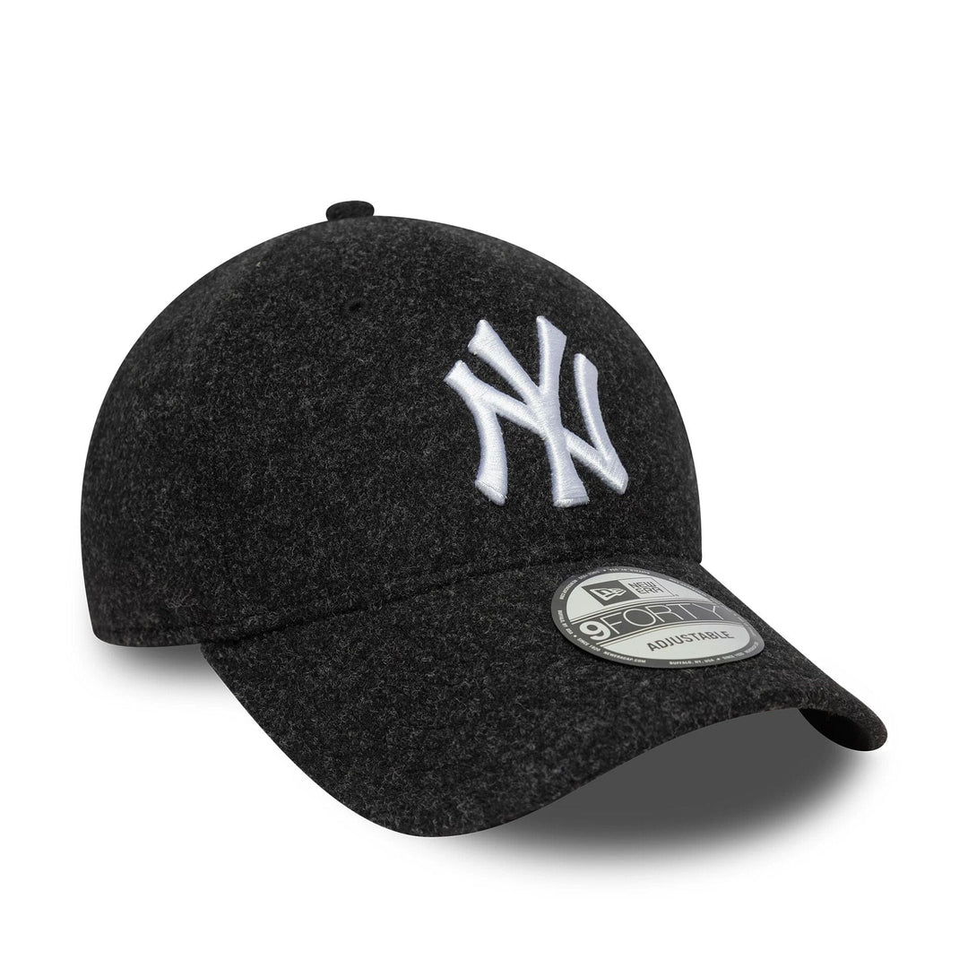 New Era Melton Wool 9Forty NY Yankees black - Shop-Tetuan