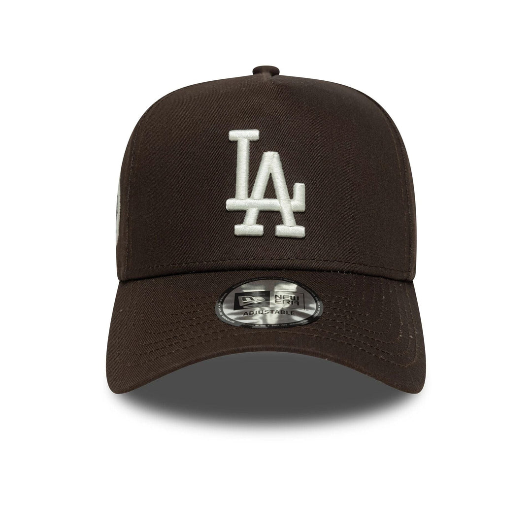 New Era MLB Sidepatch E-Frame 9Forty LA Dodgers dark brown