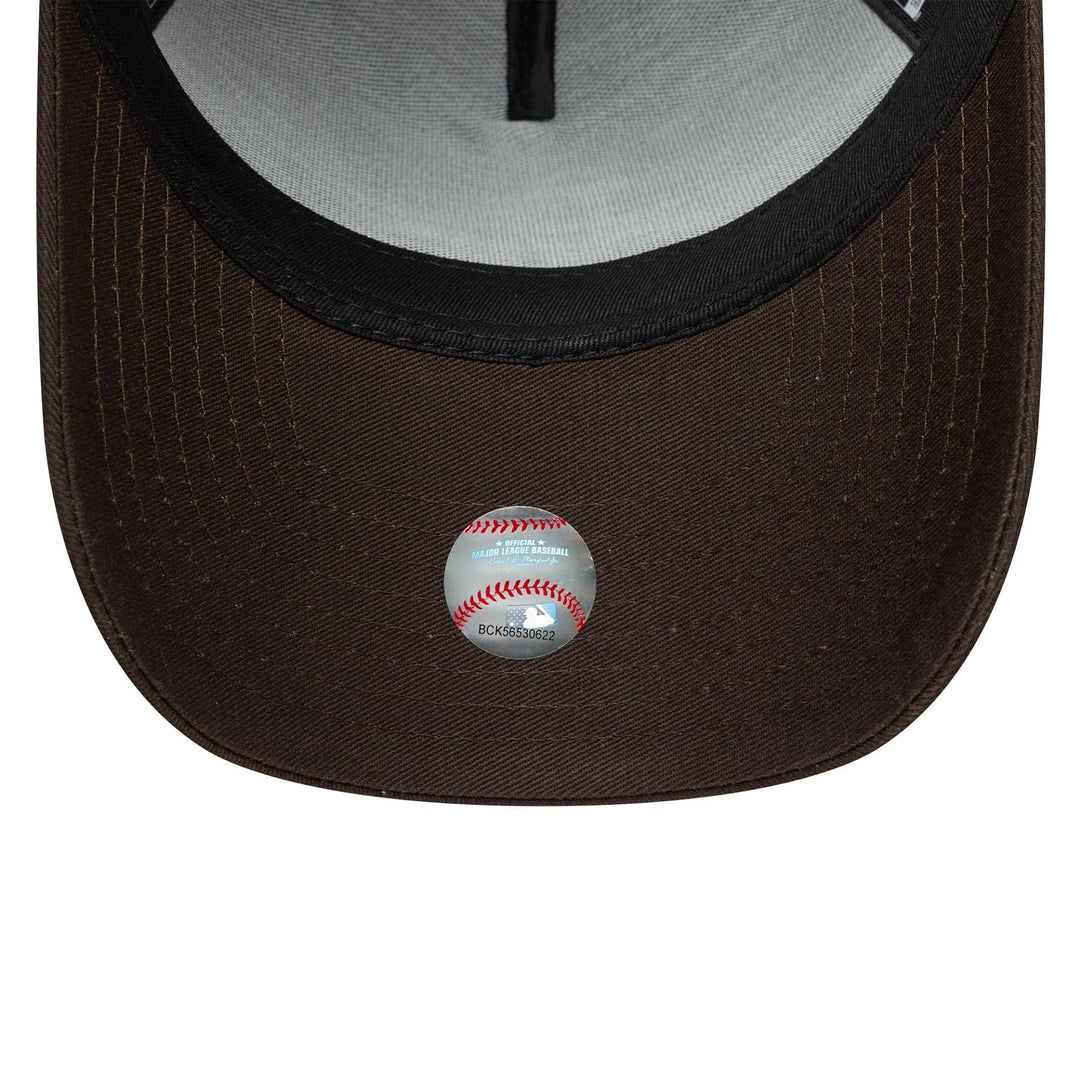 New Era MLB Sidepatch E-Frame 9Forty LA Dodgers dark brown