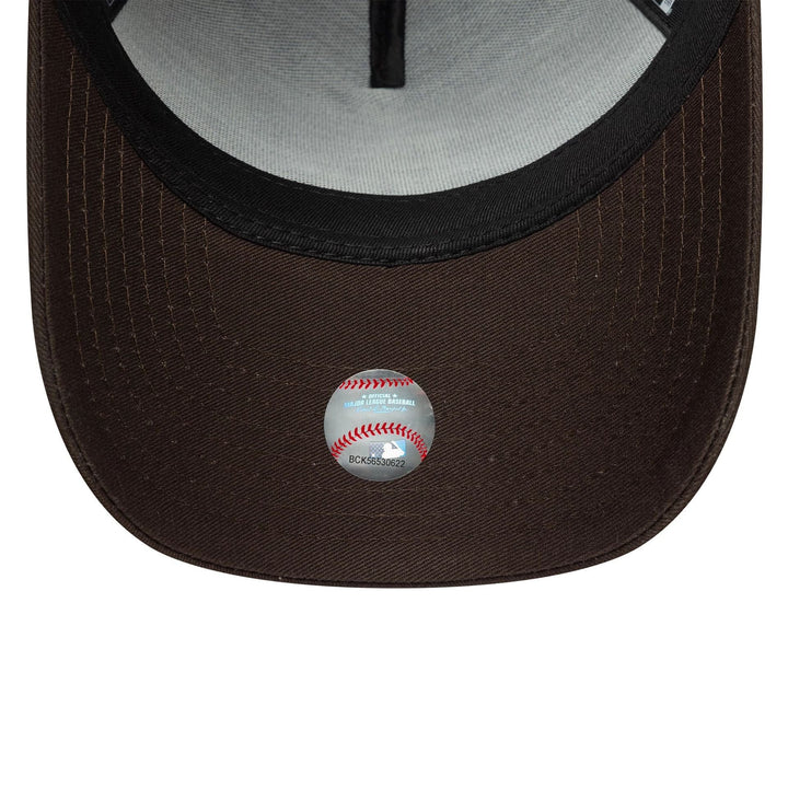 New Era MLB Sidepatch E-Frame 9Forty LA Dodgers dark brown