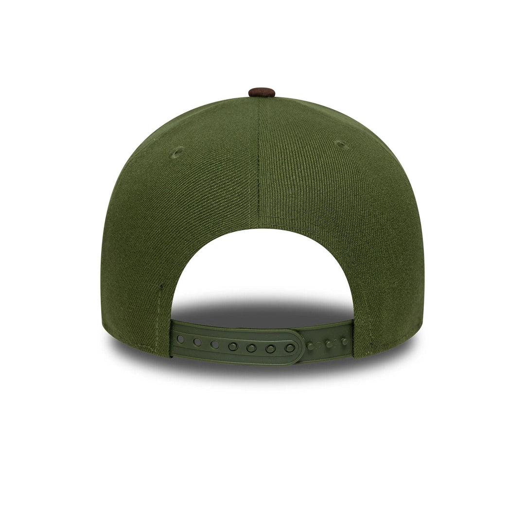 New Era MLB Suede VIsor 9Forty E-Frame LA Dodgers olive/brown - Shop-Tetuan