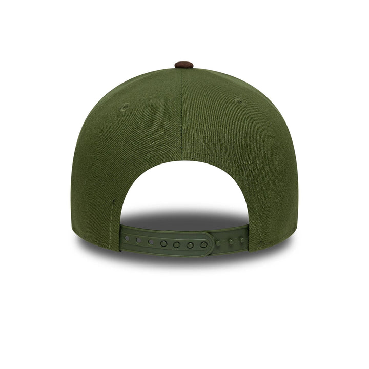 New Era MLB Suede VIsor 9Forty E-Frame LA Dodgers olive/brown - Shop-Tetuan