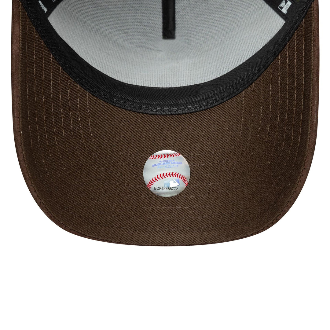 New Era MLB Suede VIsor 9Forty E-Frame LA Dodgers olive/brown - Shop-Tetuan