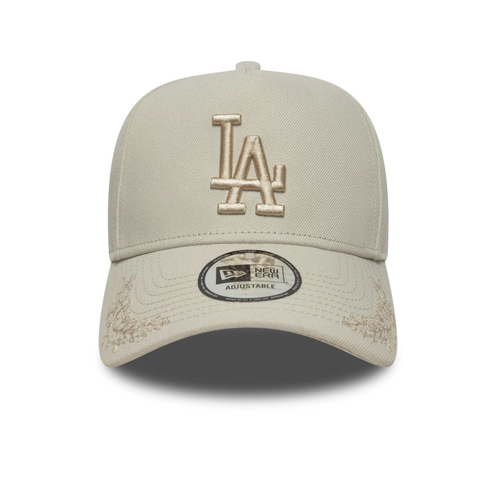 New Era MLB Tonal Icon E-Frame 9Forty LA Dodgers cream
