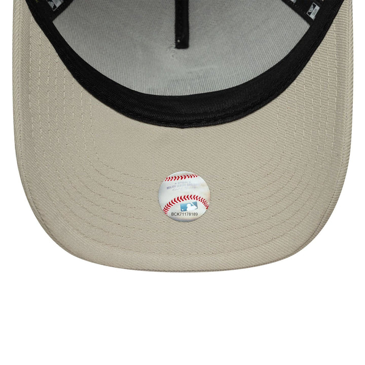 New Era MLB Tonal Icon E-Frame 9Forty LA Dodgers cream