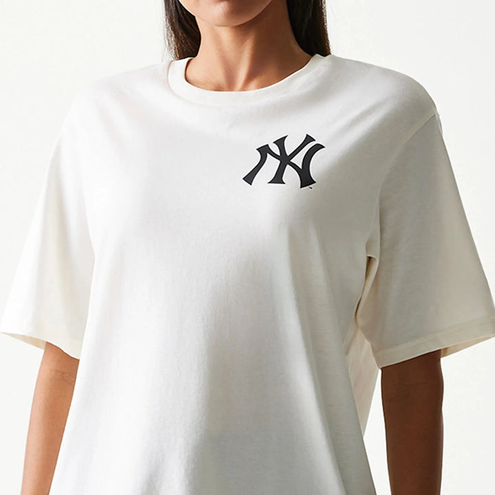 New Era MLB Food Graphic Open Tee NY Yankees white - Shop-Tetuan