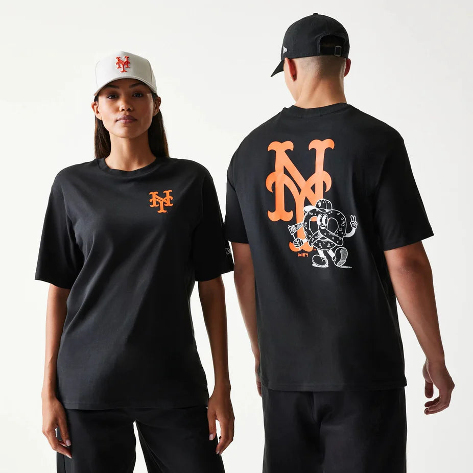 New Era MLB Food Graphic Tee NY Mets black - Shop-Tetuan
