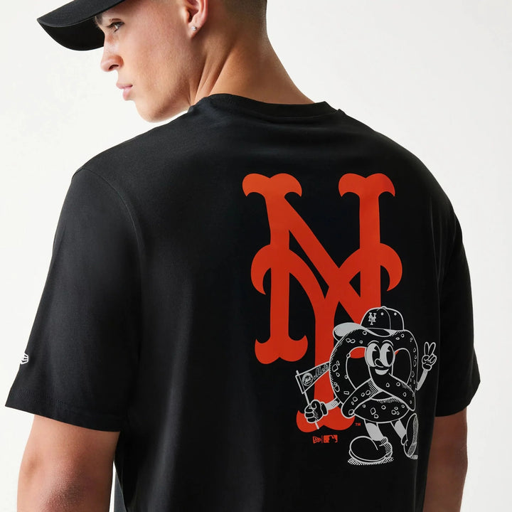 New Era MLB Food Graphic Tee NY Mets black - Shop-Tetuan