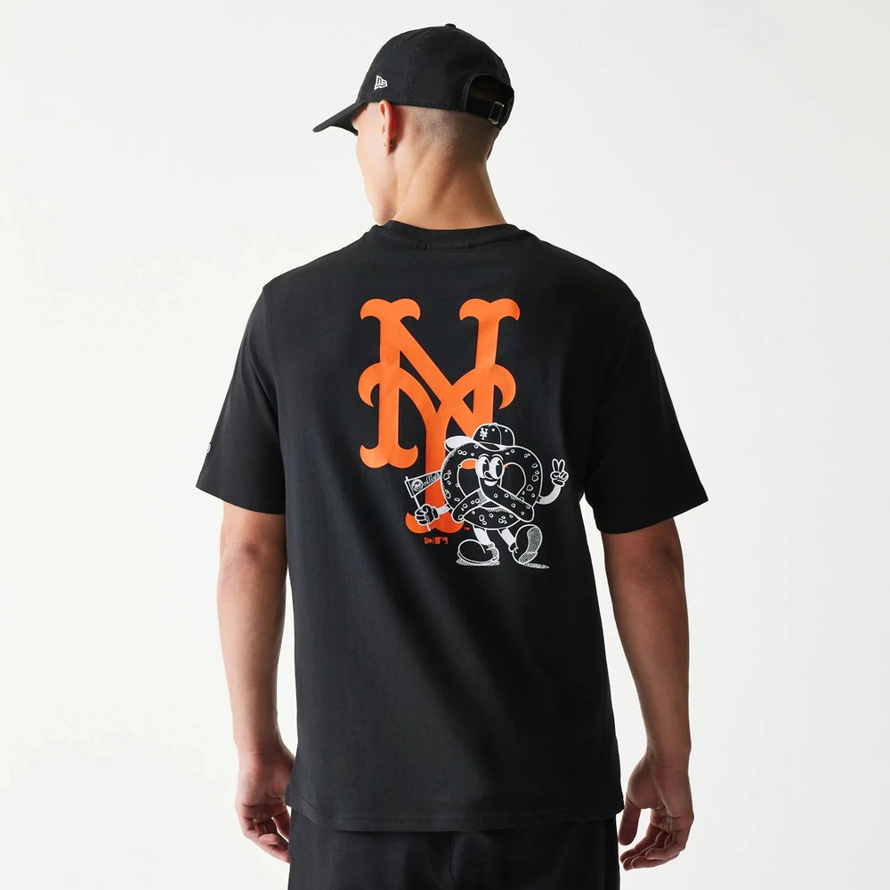 New Era MLB Food Graphic Tee NY Mets black - Shop-Tetuan