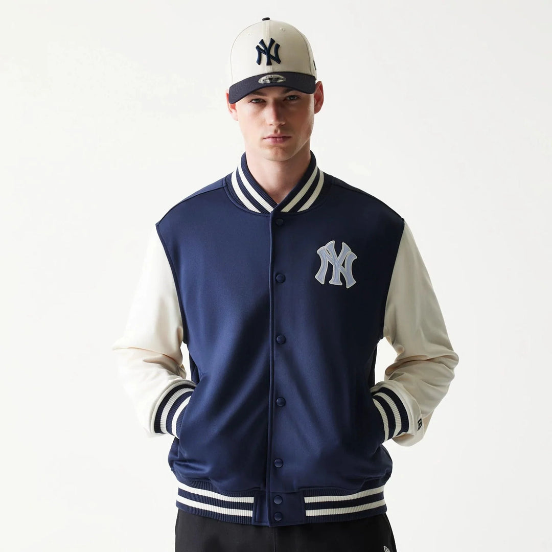 New Era MLB Bomber Jacket NY Yankees navy - Shop-Tetuan