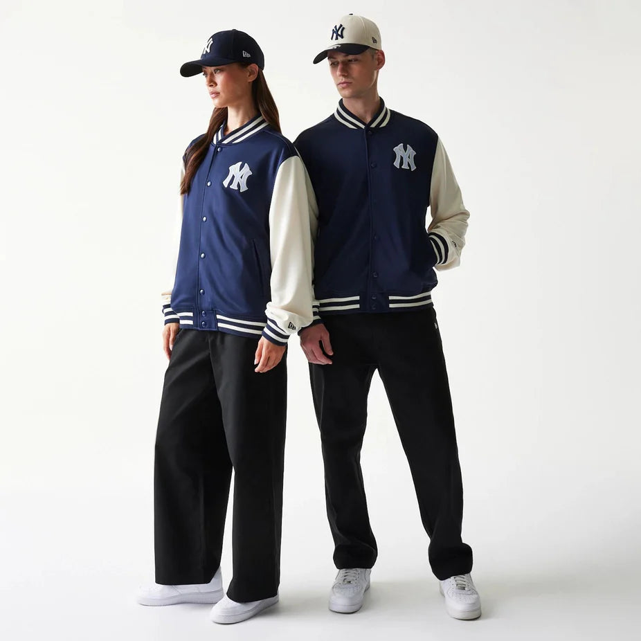New Era MLB Bomber Jacket NY Yankees navy - Shop-Tetuan
