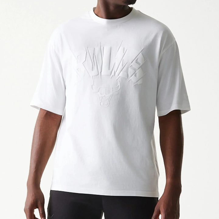 New Era NBA Oversized Tee C Bulls white - Shop-Tetuan