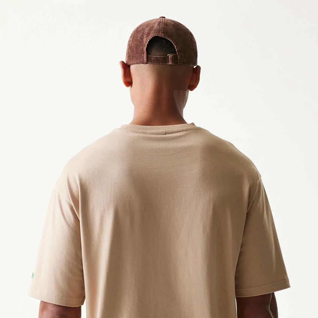 New Era Orange Fruit Graphic Oversized Tee light beige - Shop-Tetuan
