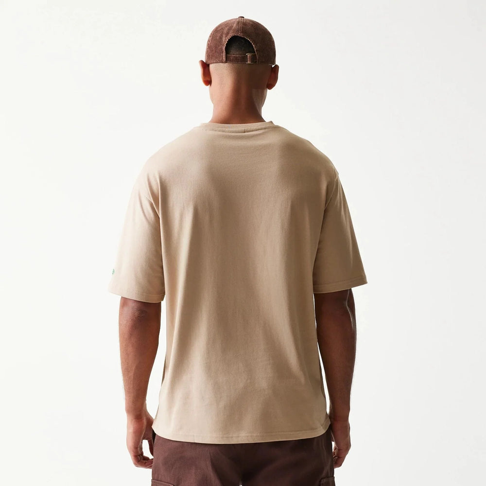 New Era Orange Fruit Graphic Oversized Tee light beige - Shop-Tetuan