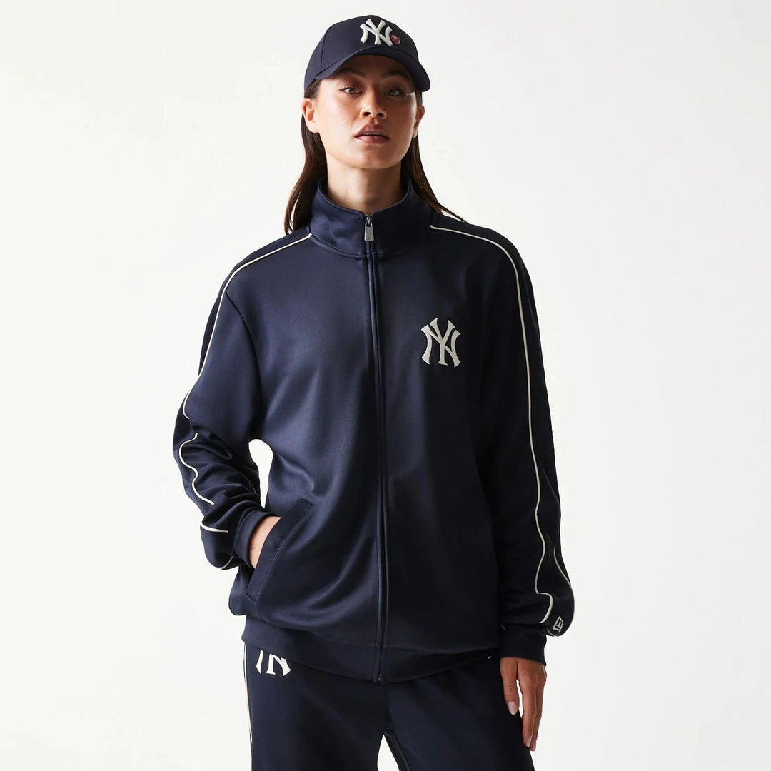 New Era MLB Piping Track Jacket NY Yankees navy - Shop-Tetuan