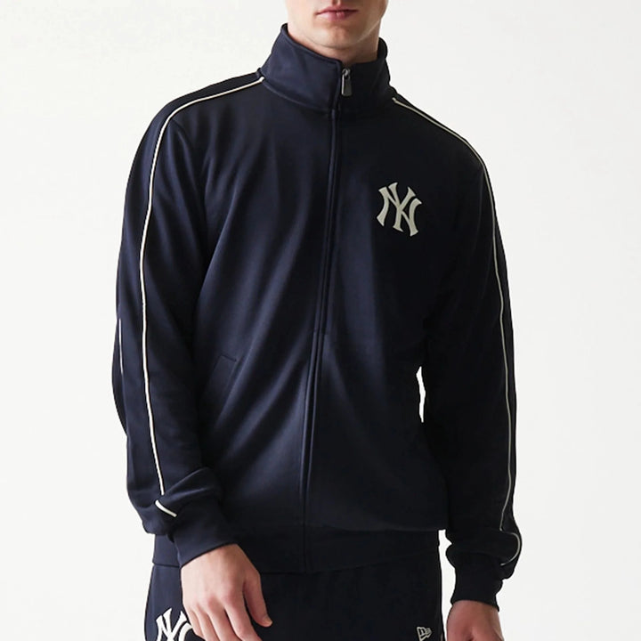 New Era MLB Piping Track Jacket NY Yankees navy - Shop-Tetuan