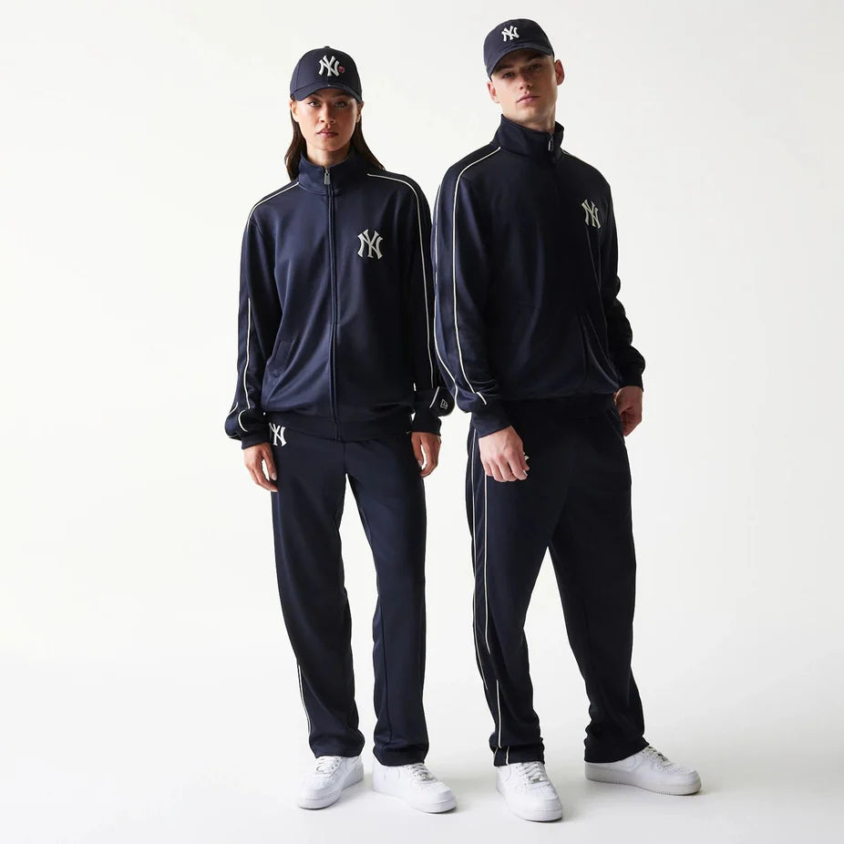 New Era MLB Piping Track Jacket NY Yankees navy - Shop-Tetuan