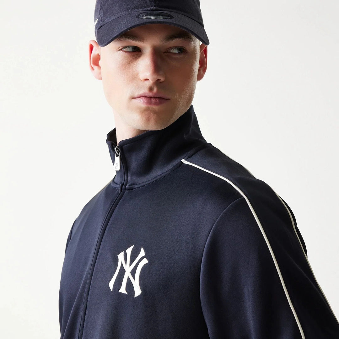 New Era MLB Piping Track Jacket NY Yankees navy - Shop-Tetuan