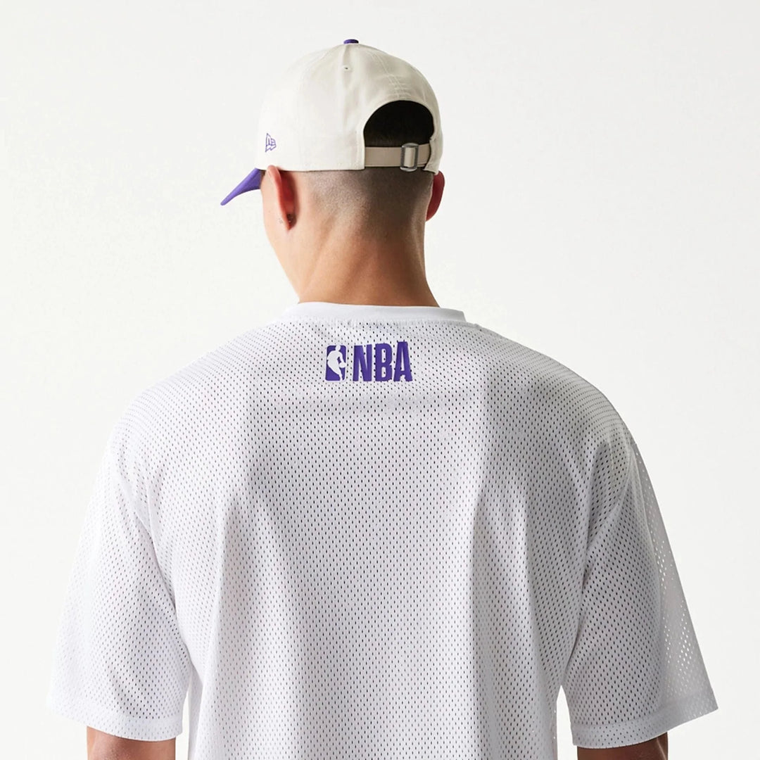 New Era NBA Graphic Mesh Tee LA Lakers white - Shop-Tetuan