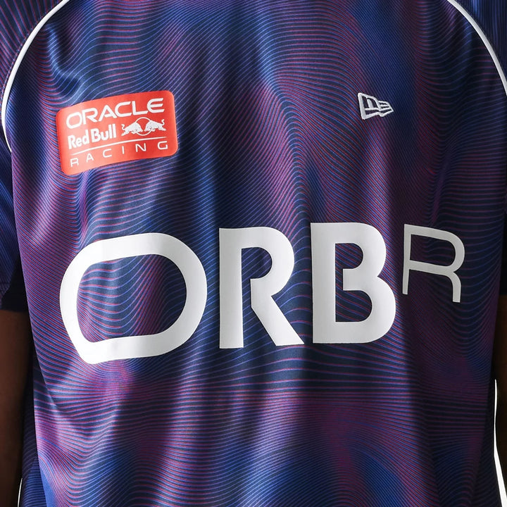 New Era All Over Print Football Tee RB Racing dark blue - Shop-Tetuan