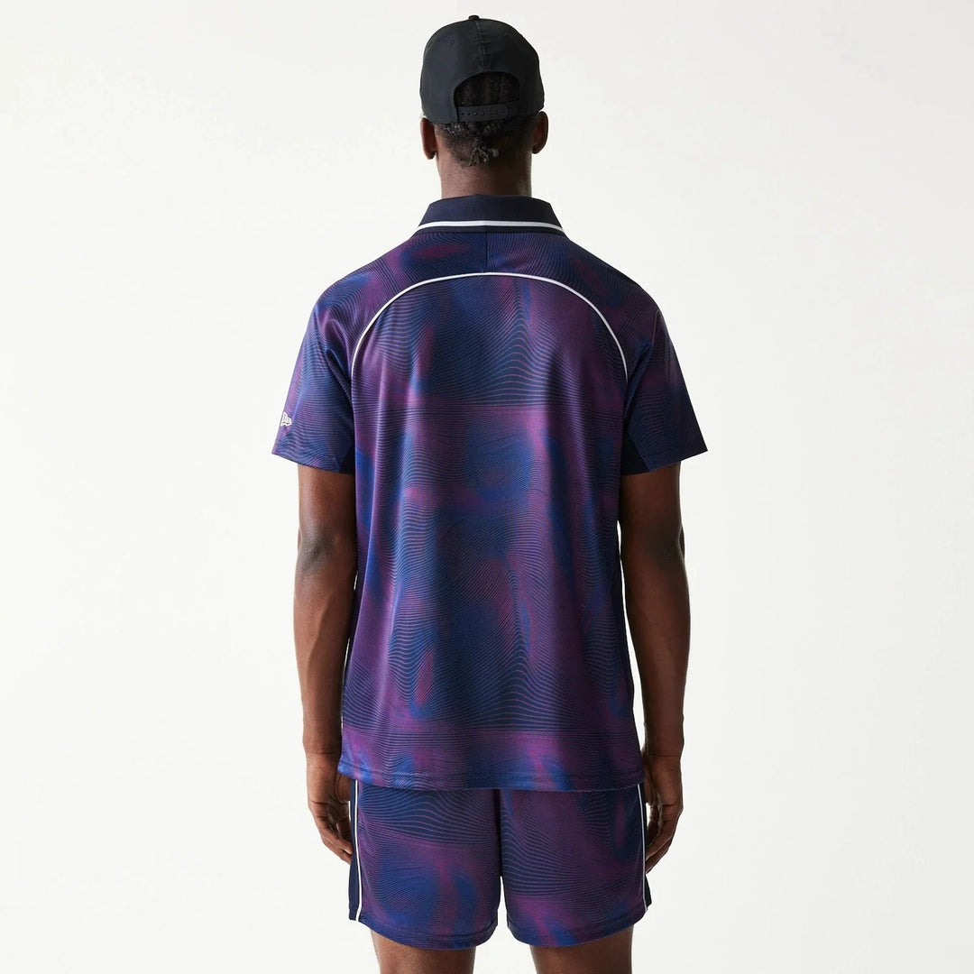 New Era All Over Print Football Tee RB Racing dark blue - Shop-Tetuan