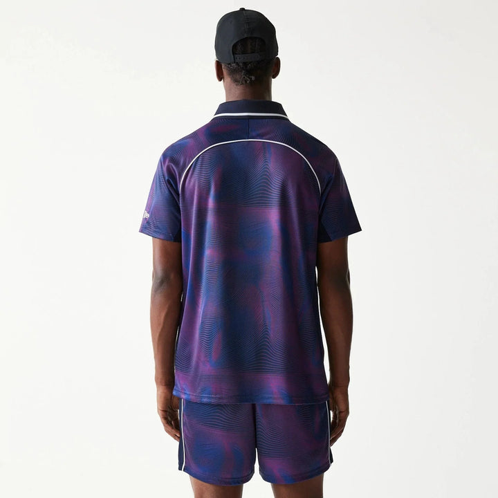 New Era All Over Print Football Tee RB Racing dark blue - Shop-Tetuan