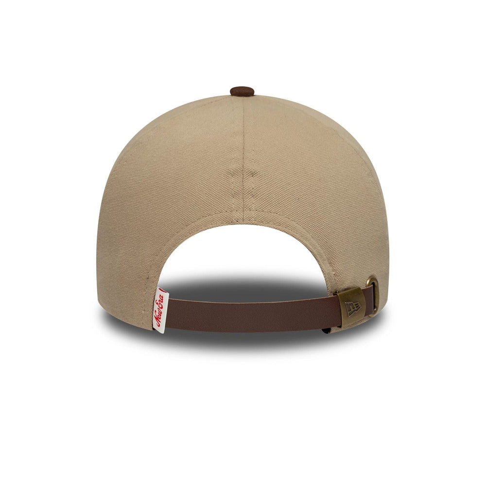 New Era Patch Suede 9Forty E-Frame light beige/brown - Shop-Tetuan