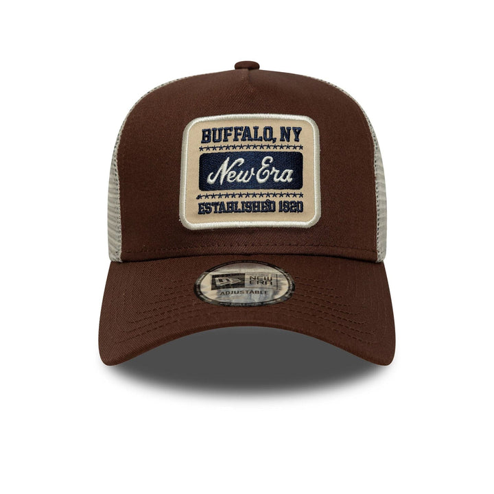 New Era Patch 9Forty A-Frame Trucker brown - Shop-Tetuan