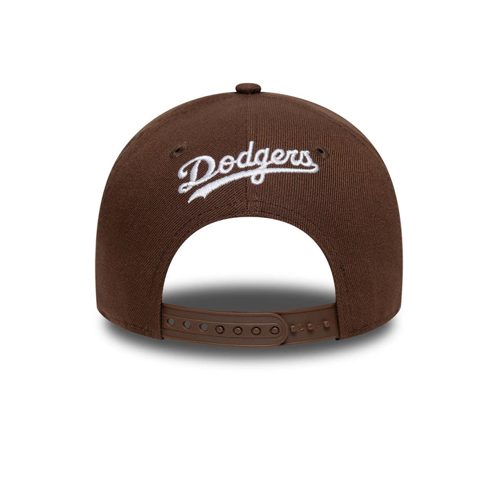 New Era MLB Outline Script 9Forty E-Frame LA Dodgers brown - Shop-Tetuan