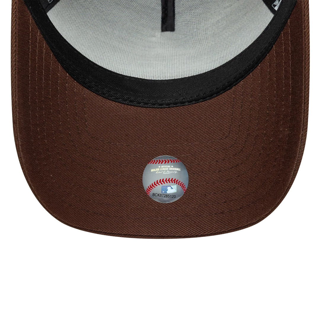 New Era MLB Outline Script 9Forty E-Frame LA Dodgers brown - Shop-Tetuan