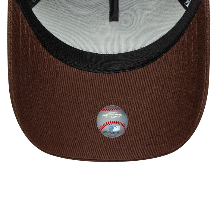 New Era MLB Outline Script 9Forty E-Frame LA Dodgers brown - Shop-Tetuan