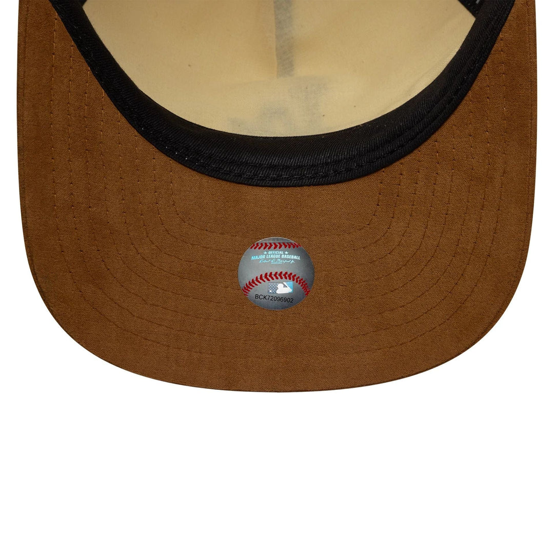 New Era MLB Suede VIsor 9Fifty A-Frame LA Dodgers light beige - Shop-Tetuan