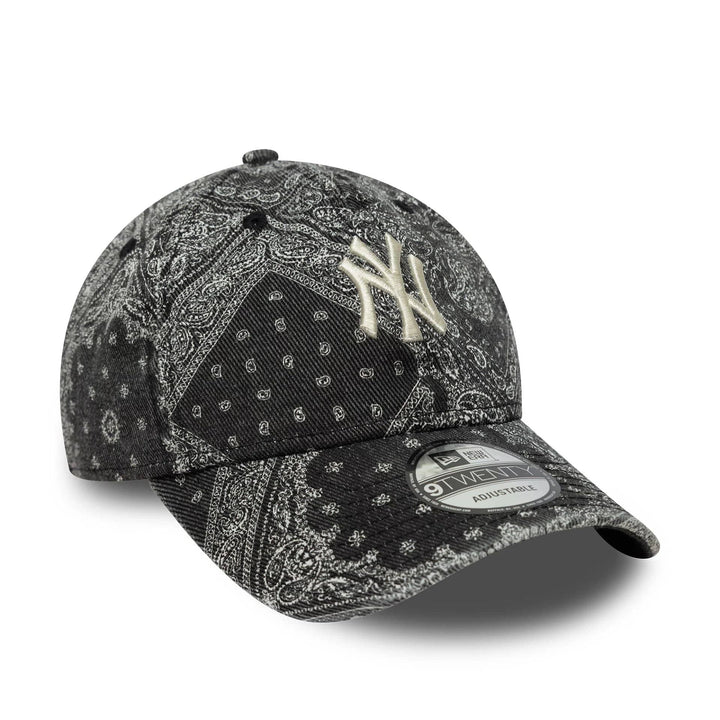 New Era MLB Washed Paisley 9Twenty NY Yankees black - Shop-Tetuan