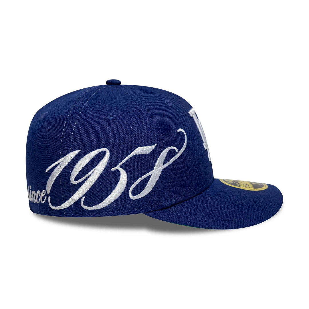 New Era MLB Est Script Low Profile 59Fifty LA Dodgers blue - Shop-Tetuan