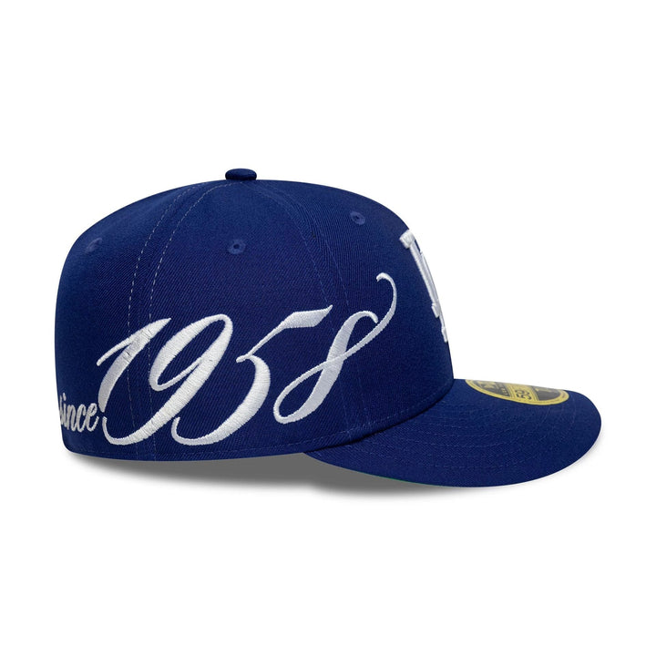 New Era MLB Est Script Low Profile 59Fifty LA Dodgers blue - Shop-Tetuan