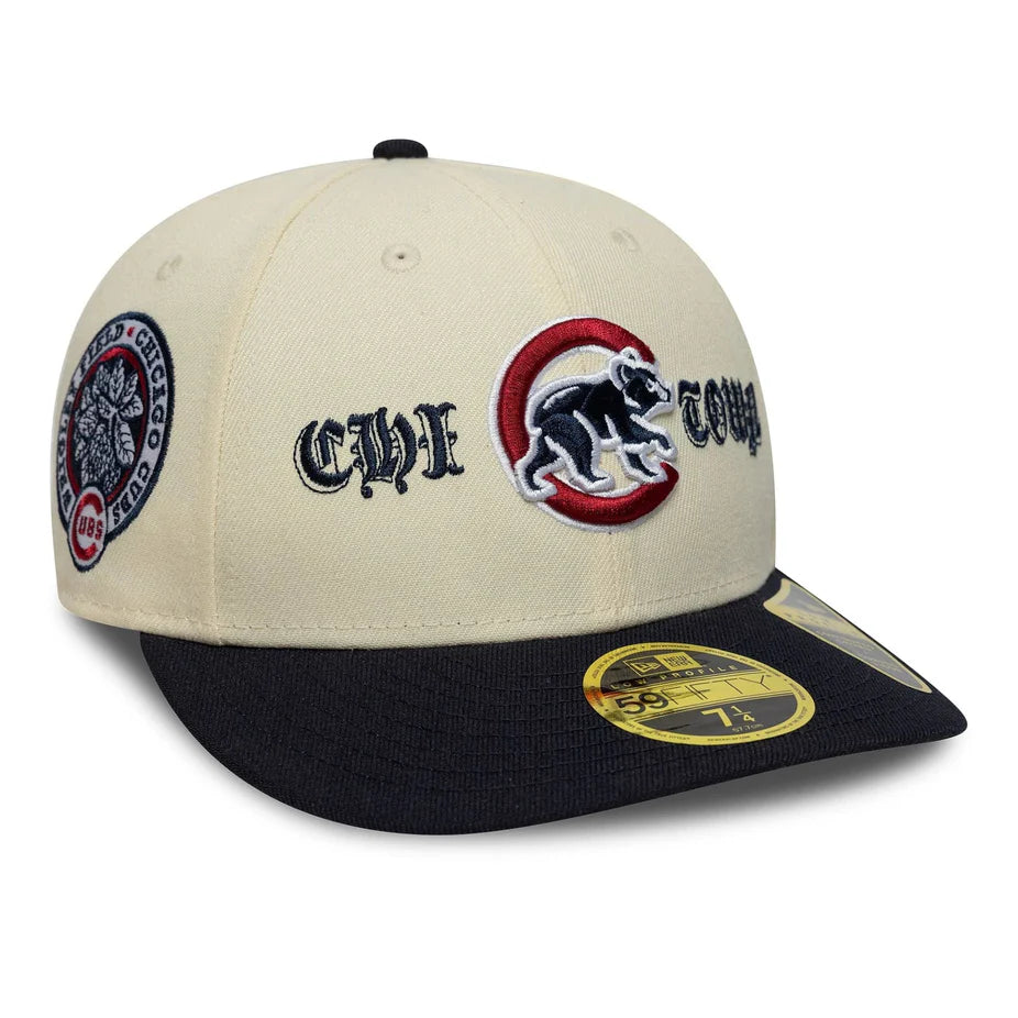 New Era MLB Cooperstown Low Profile 59Fifty C Cubs cream - Shop-Tetuan