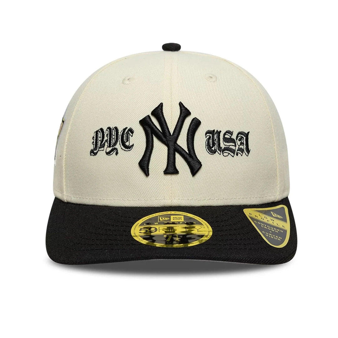New Era MLB Cooperstown Low Profile 59Fifty NY Yankees cream - Shop-Tetuan