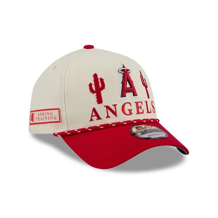 New Era MLB Rope 9Forty A-Frame A Angels off white/red - Shop-Tetuan