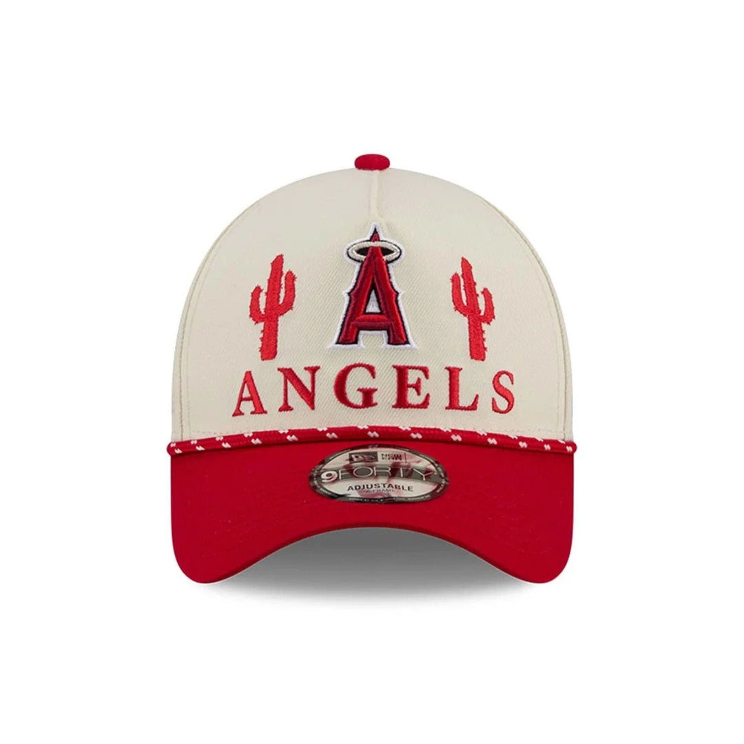 New Era MLB Rope 9Forty A-Frame A Angels off white/red - Shop-Tetuan