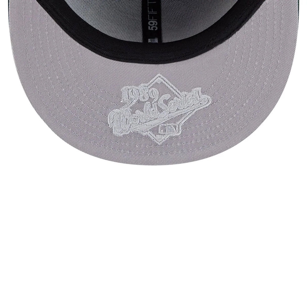 New Era MLB Hidden Hit 59Fifty Athletics dark green - Shop-Tetuan