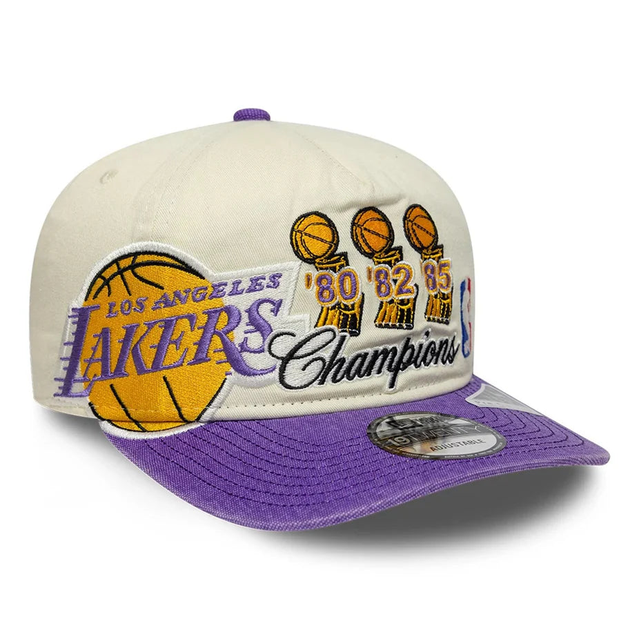 New Era NBA Hardwood Classic 19Twenty LA Lakers cream