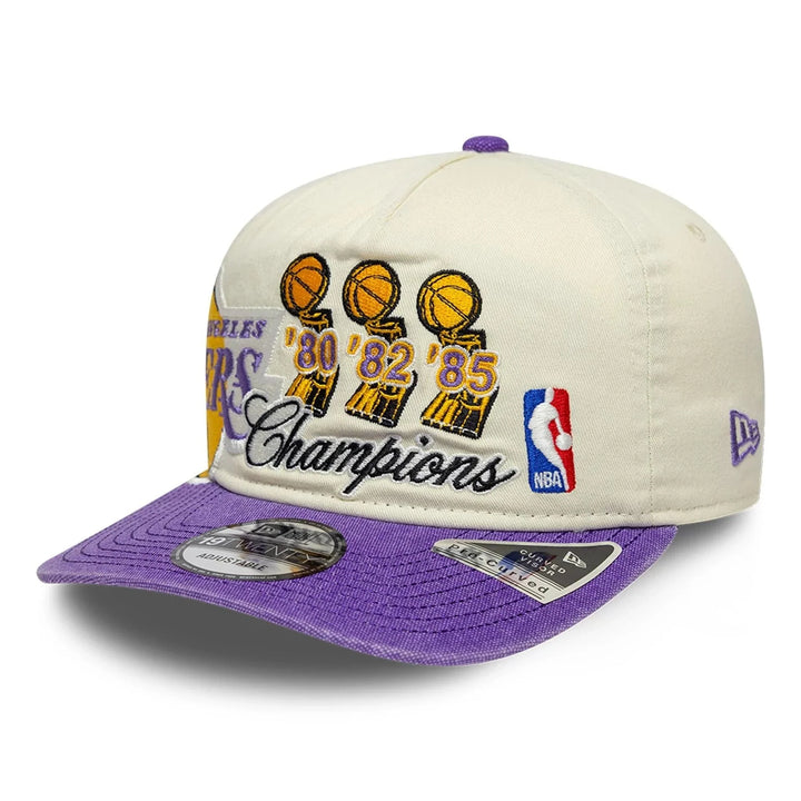 New Era NBA Hardwood Classic 19Twenty LA Lakers cream
