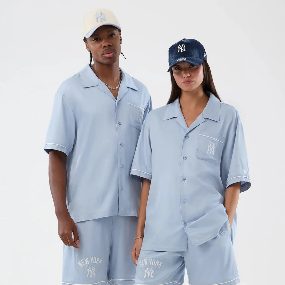 Mew Era MLB Graphic Revere NY Yankees SS Shirt pastel blue