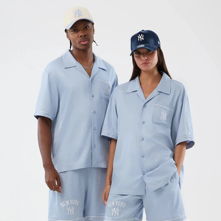 Mew Era MLB Graphic Revere NY Yankees SS Shirt pastel blue