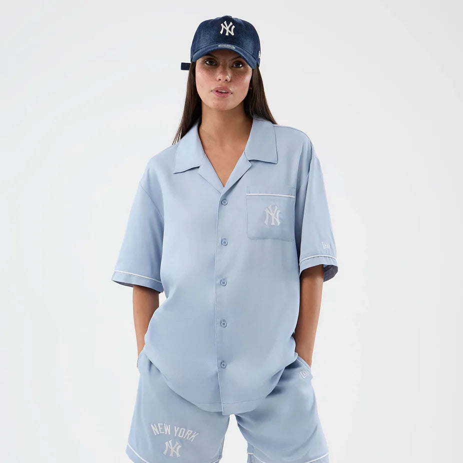Mew Era MLB Graphic Revere NY Yankees SS Shirt pastel blue