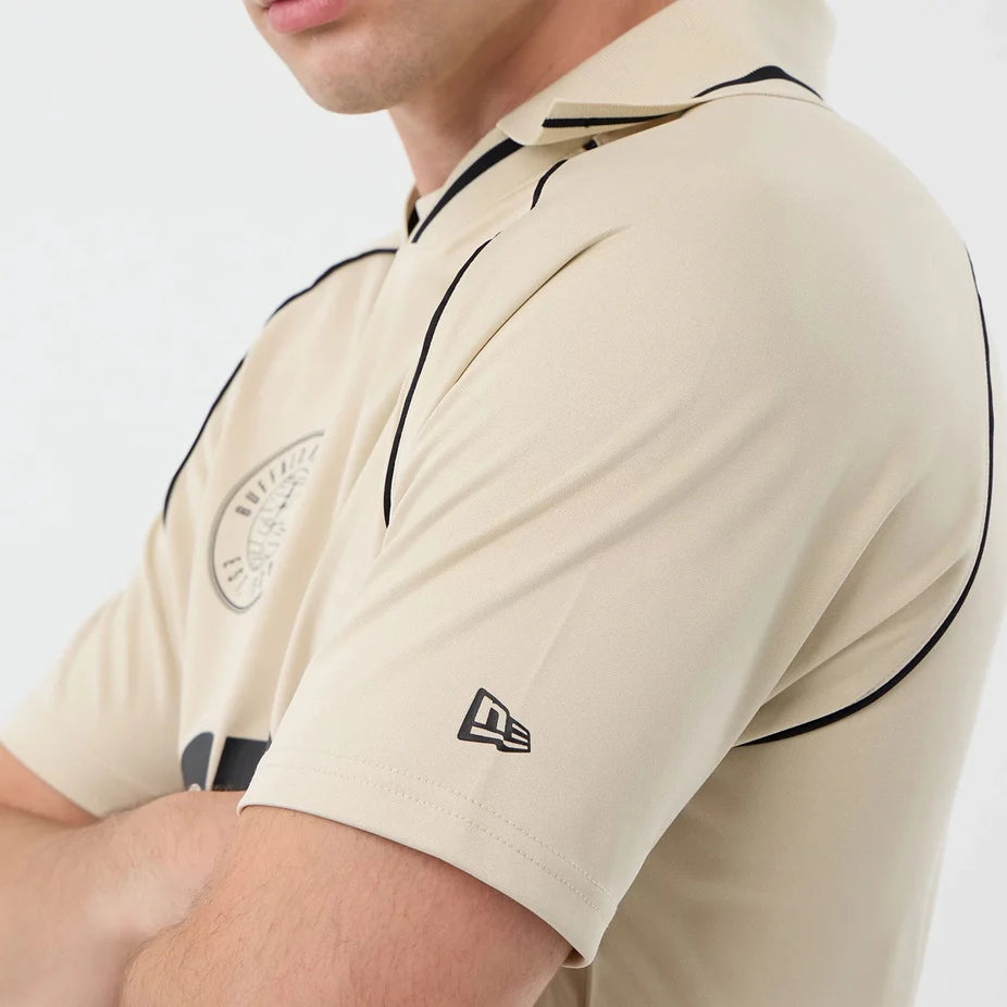 New Era Football Tee Light Beige