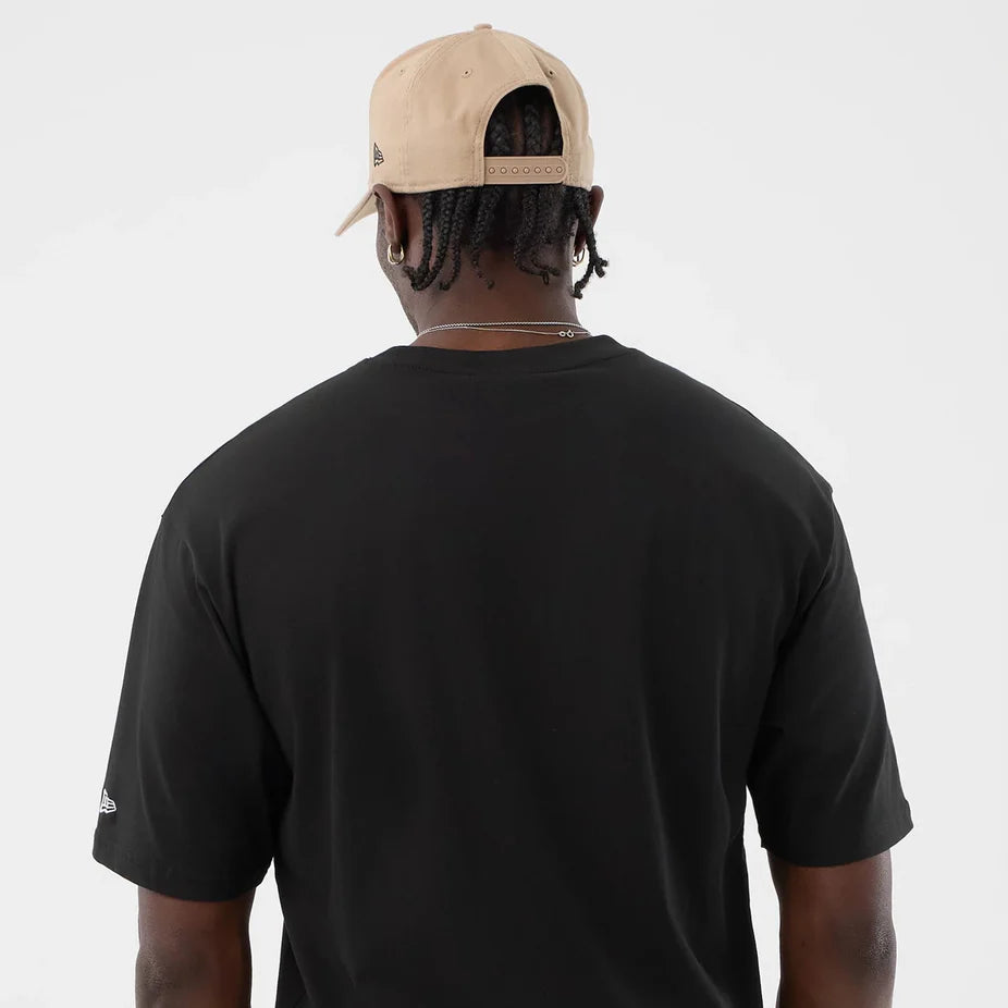 New Era Serpent Graphic Oversized Tee Black