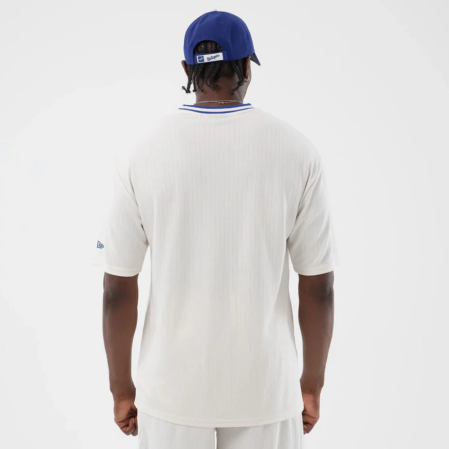 New Era LA Dodgers MLB Arch Open Oversized Tee white